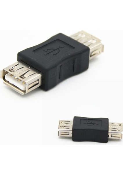 USB 2.0 Fiş A Dişi - Dişi Bağlayıcı Kablosu Adaptör Konnektörü Uzatma Genişletici Veri Kablosu Kablosu M/m Dönüştürücü (Yurt Dışından)