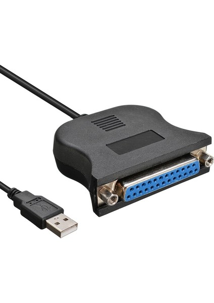 USB Paralel Yazıcı Kablosu Adaptörü 25 Pin Paralel Bağlantı Noktası USB 2.0 Yazıcı Dönüştürücü Kablosu Ieee 1284 Bilgisayar Pc Için (Yurt Dışından)
