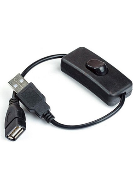 USB Şarj Kablosu Erkek Dişi Uzatma Kablosu Anahtarı Açma/kapama Anahtarı Arduino Ahududu Joystick Güç Için Güç Kontrolü (Yurt Dışından)
