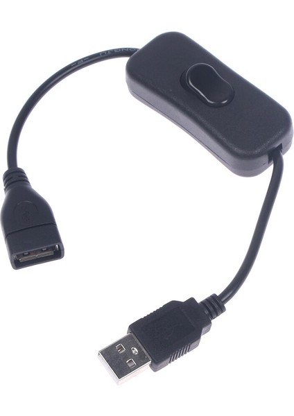 USB Şarj Kablosu Erkek Dişi Uzatma Kablosu Anahtarı Açma/kapama Anahtarı Arduino Ahududu Joystick Güç Için Güç Kontrolü (Yurt Dışından)