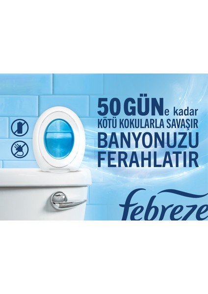 Banyo Temiz Çarşaf Fer Hava Ferahlatıcı Oda Kok X3