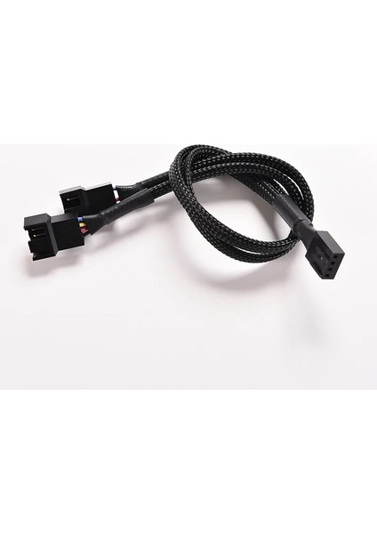 1 Adet 26.2cm Bilgisayar Kasası Fanı Güç Kablosu 4pin Pwm Çift Pwm Bilgisayar Kasası Fanı Güç Kollu Y-Splitter Adaptör Kablosu (Yurt Dışından)