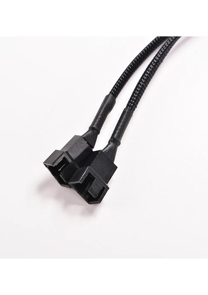 1 Adet 26.2cm Bilgisayar Kasası Fanı Güç Kablosu 4pin Pwm Çift Pwm Bilgisayar Kasası Fanı Güç Kollu Y-Splitter Adaptör Kablosu (Yurt Dışından)