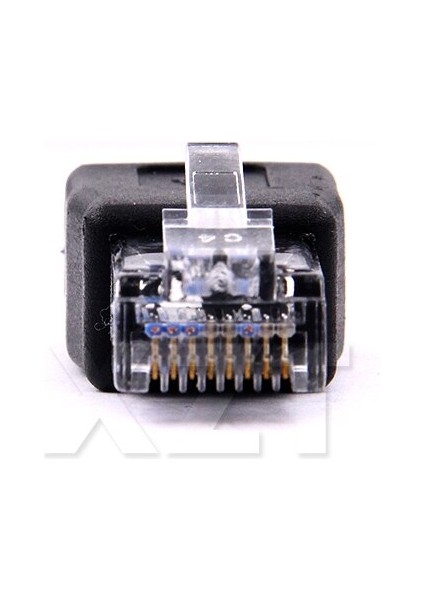 Kristal Kafa RJ45 Erkek USB 2.0 Af A Dişi Adaptör Konnektörü Dizüstü Lan Ağ Kablosu Ethernet Dönüştürücü Adpater (Yurt Dışından)
