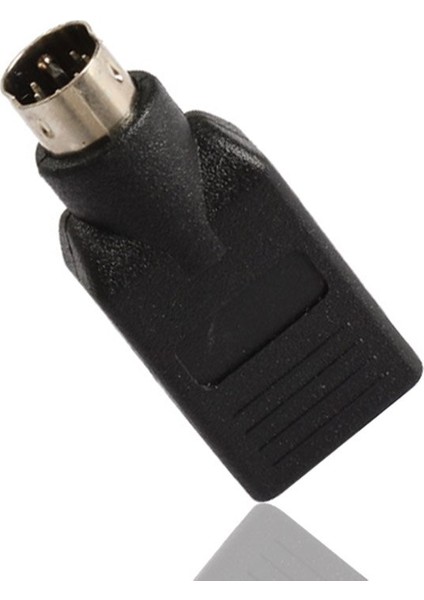 Usb'den Ps2'ye Ps/2 Bağlantı Noktası Adaptörü Dönüştürücü Fare Fare Klavye Pc Siyah Tak ve Çalıştır 4 x 1,7 x 1 cm (Yurt Dışından)