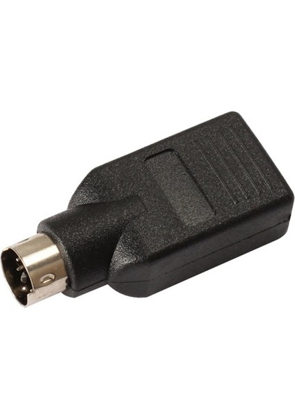 Usb'den Ps2'ye Ps/2 Bağlantı Noktası Adaptörü Dönüştürücü Fare Fare Klavye Pc Siyah Tak ve Çalıştır 4 x 1,7 x 1 cm (Yurt Dışından)