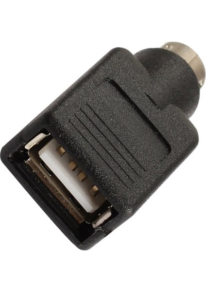 Usb'den Ps2'ye Ps/2 Bağlantı Noktası Adaptörü Dönüştürücü Fare Fare Klavye Pc Siyah Tak ve Çalıştır 4 x 1,7 x 1 cm (Yurt Dışından)