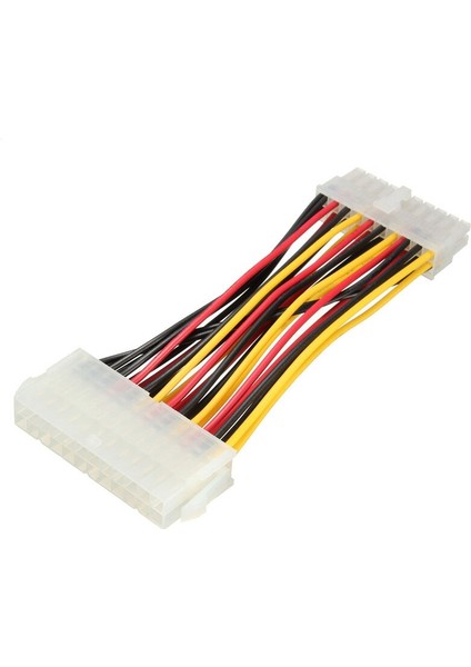 Yeni Varış 24 Pin Erkek 20 Pin Dişi Dahili Pc Psu Güç Adaptörü Atx Uzatma Kablosu Pc HDD Sabit Disk (Yurt Dışından)