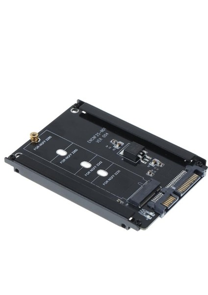 Vanpower Siyah Metal Kasa Cy B + M Soket 2 M.2 Ngff (Sata) SSD - 2.5 Sata Adaptörü Için 2230/2242/2260/2280MM M2 SSD Sürücü Kablosu (Yurt Dışından)