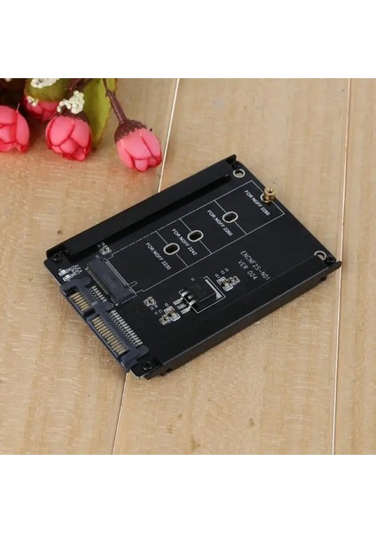 Vanpower Siyah Metal Kasa Cy B + M Soket 2 M.2 Ngff (Sata) SSD - 2.5 Sata Adaptörü Için 2230/2242/2260/2280MM M2 SSD Sürücü Kablosu (Yurt Dışından)