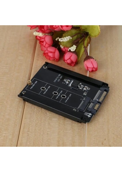 Vanpower Siyah Metal Kasa Cy B + M Soket 2 M.2 Ngff (Sata) SSD - 2.5 Sata Adaptörü Için 2230/2242/2260/2280MM M2 SSD Sürücü Kablosu (Yurt Dışından)