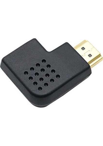 Sol 90 Derece Sağ Açı HDMI Erkek - HDMI Dişi HDMI Adaptör Dönüştürücü (Yurt Dışından)