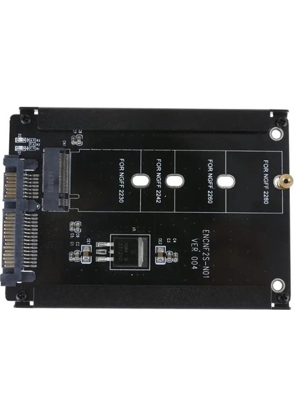 Vanpower Siyah Metal Kasa Cy B + M Soket 2 M.2 Ngff (Sata) SSD - 2.5 Sata Adaptörü Için 2230/2242/2260/2280MM M2 SSD Sürücü Kablosu (Yurt Dışından)