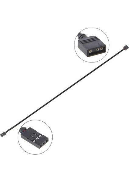 5V 3pın Rgb Vdg Adaptör Hattı Konektörü Anakart 5V 3pin Vdg'den Normal 3pin'e (Yurt Dışından)