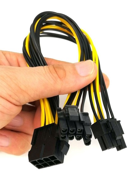 Pcı-E 8pin - Çift 8pin / Pcıe 8pin-2x(6+2pin) Grafik Ekran Kartı Güç Kablosu (Yurt Dışından)