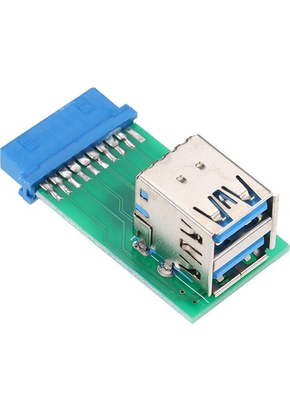 Çift USB 3.0 Tip-A Dişi - Anakart Adaptör Kartı 20PIN/19PIN Başlık Adaptör Kartı (Yurt Dışından) fiyatları