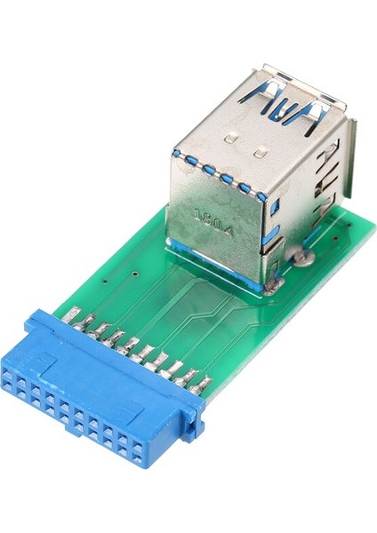Çift USB 3.0 Tip-A Dişi - Anakart Adaptör Kartı 20PIN/19PIN Başlık Adaptör Kartı (Yurt Dışından) indirimleri