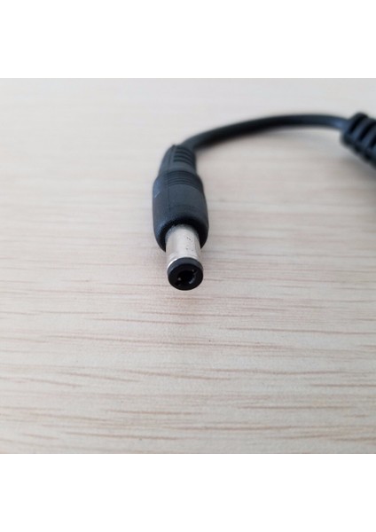 Dc 5.5mm x 2.1mm Erkek Adaptör - USB Tip A Dişi Uzatma Güç Kablosu 12CM (Yurt Dışından)