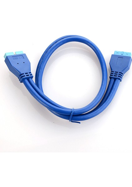 USB 3.0 Anakart 20PIN Erkek Konnektör Dişi Uzatma Kablosu Erkek Kablo Kordonu Adaptörü USB Uzatma Kablosu 20PIN Usb3 Kablosu (Yurt Dışından)