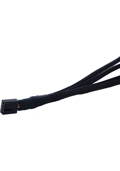 1 Adet 4 Pin Pwm Fan Kablosu 1 Ila 2/3/4 Yollu Splitter Siyah Kollu 27 cm Uzatma Kablosu Konektörü 4pin Pwm Uzatma Kabloları (Yurt Dışından)