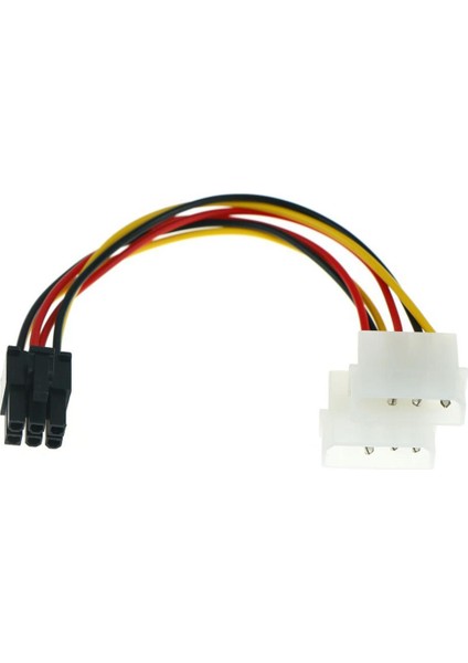 2x4 Pin Molex 6 Pin Pcı-E Atx Psu Güç Adaptörü Grafik Ekran Kartı Dönüştürücü Kablo Hattı Adaptörü Güç Kabloları (Yurt Dışından)