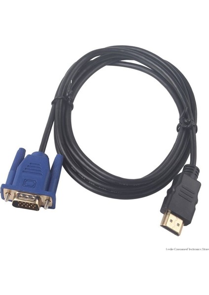 1 M HDMI Uyumlu Kablo HDMI Uyumlu VGA 1080P Hd'ye Ses Adaptör Kablosu ile HDMI Uyumlu VGA Kablosu Dropshipping (Yurt Dışından) fiyatları