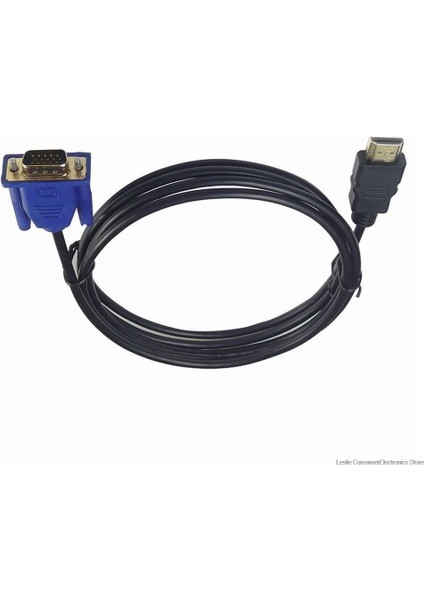 1 M HDMI Uyumlu Kablo HDMI Uyumlu VGA 1080P Hd'ye Ses Adaptör Kablosu ile HDMI Uyumlu VGA Kablosu Dropshipping (Yurt Dışından) modelleri