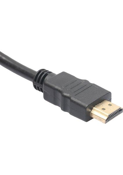 1.8m Video Adaptör Kablosu Kablosu 6ft HDMI Altın Erkek VGA Hd-15 Erkek 15PIN Hdtv Pc Için Dizüstü Bilgisayar Adaptör Kablosu 1080P (Yurt Dışından)