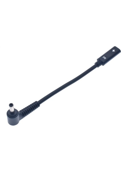 Dc Güç Adaptörü 4.0X1.35MM Erkek Fiş USB Tip C Dişi Jack Konnektörü Kablo Kablosu ile Asus Zenbook UX305 UX300 UX32A (Yurt Dışından)