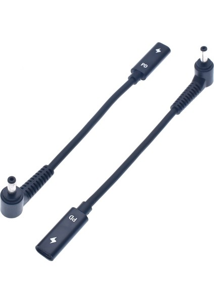 Dc Güç Adaptörü 4.0X1.35MM Erkek Fiş USB Tip C Dişi Jack Konnektörü Kablo Kablosu ile Asus Zenbook UX305 UX300 UX32A (Yurt Dışından)