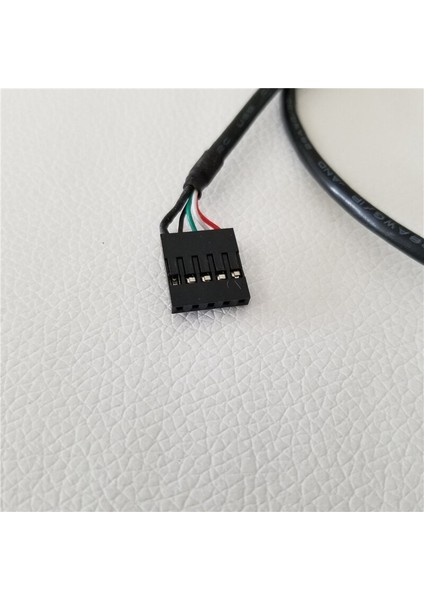 USB 2.0 A Erkek Dupont 2.54MM 5pin Dişi Adaptör Veri Güç Kablosu Pc Şasi Anakart Için 50 cm Siyah (Yurt Dışından)