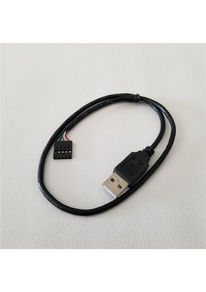 USB 2.0 A Erkek Dupont 2.54MM 5pin Dişi Adaptör Veri Güç Kablosu Pc Şasi Anakart Için 50 cm Siyah (Yurt Dışından)