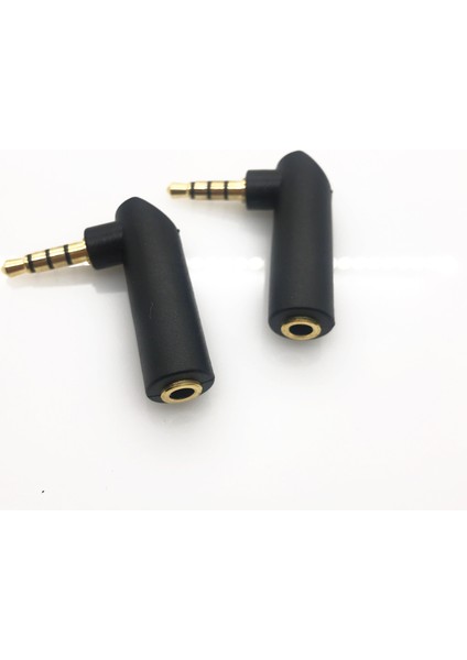 Adet Sağ Açı Jack 3.5mm Dişi 2.5mm 4 Kutuplu Stereo Erkek Fiş Kulaklık Adaptörü Dıy Altın Kaplama Konnektör (Yurt Dışından) modelleri