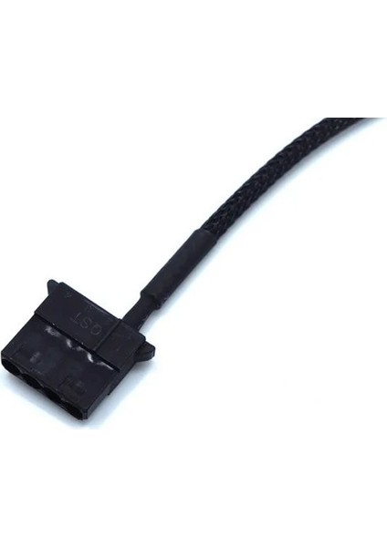 4pin Fan USB Adaptör Kabloları 4pin Bilgisayar Pc Fan Güç Kablosu Konnektör Adaptörü Pvc Bağlantı Siyah (Yurt Dışından)