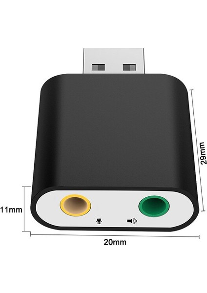 USB Ses Kartı Harici USB Ses Arası Kulaklık Adaptörü Ses Kartı Mic Hoparlör Dizüstü Ps4 Bilgisayar Harici Ses Kartı (Yurt Dışından) fiyatları