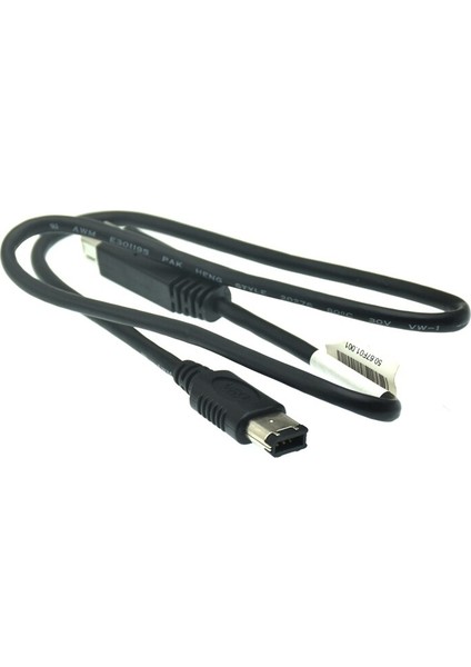 60CM IEEE1394 Firewire 800 9 Pinli/6 Pinli Kablo, Firewire 800 400 Ieee 1394 Kablo (9 Pinli 6 Pinli) 2ft (Yurt Dışından)