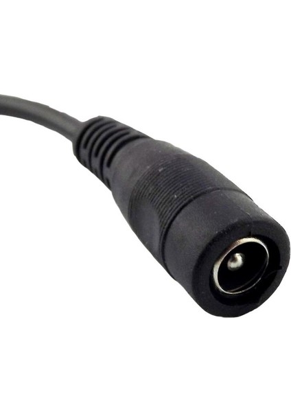 2x Dc Güç 5.5mm x 2.5mm Erkek Fiş Sağ Açı 5.5x2.1mm Dişi Adaptör Konnektör Kablosu 20 cm (Yurt Dışından)