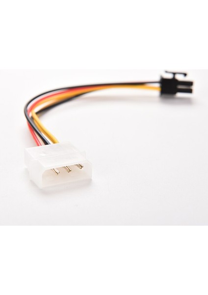 Yeni 1 Pc 4-Pin 6-Pin Pcı-E Grafik Video Ekran Kartı Güç Bağlantı Kablosu Adaptör Dönüştürücü Kablosu 17.5 cm Uzunluk (Yurt Dışından)