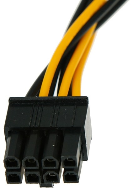 20CM Çift Sata Güç Kablosu 1 In 2 Erkek 15PIN - 8pin Sata KABLOSU15P - 8p Grafik Kartı 18AWG Tel Konektörü Madencilik Madenci Için (Yurt Dışından)