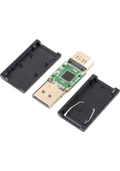 Displayport Dp HDMI Uyumlu Adaptör Mini Dönüştürücü Erkek Dişi Adaptör Video Ses Pc Dizüstü Projektör Hdtv Kablosu (Yurt Dışından)