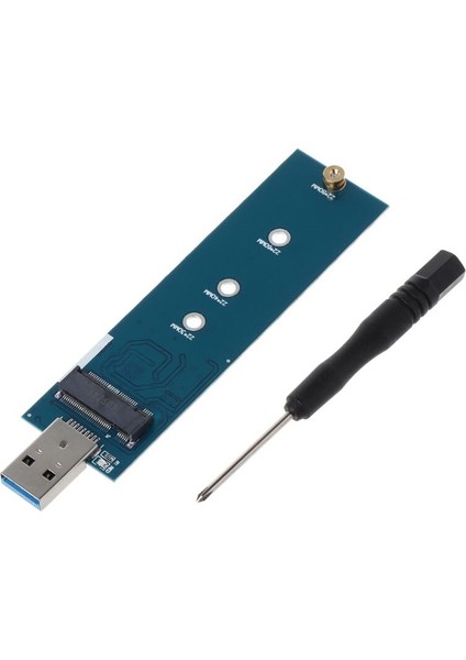 2021 Yeni M.2 USB Adaptörü B Tuşu M.2 SSD Adaptörü USB 3.0 2280 M2 SSD Sürücü Adaptörü Dönüştürücü SSD Okuyucu Kartı (Yurt Dışından)