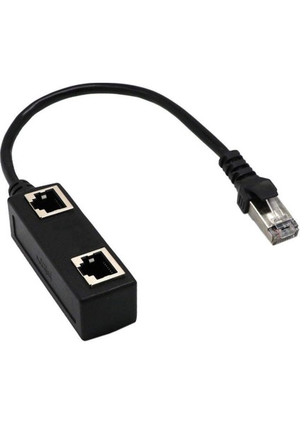 Lbsc RJ45 Ağ 1 Ila 2 Bağlantı Noktalı Ethernet Adaptör Ayırıcı, Jackiey RJ45 Erkek - 2 x Dişi Lan Ethernet Ayırıcı Adaptör Kablosu (Yurt Dışından)