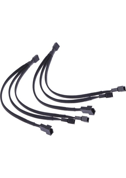 Pinli 1 Ila 3 4 Pinli Uzatma Kablosu 1 Ila 3 Yollu Cpu Pwm Kasa Soğutma Fanı Splitter Hub Güç Fan Çıkışı Adaptör Kablosu (Yurt Dışından)