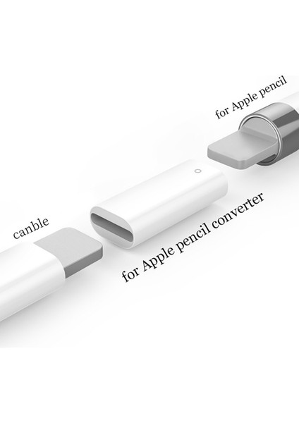 Apple Kalem Şarj Aksesuarları Için Taşınabilir Dişi - Dişi Şarj Adaptörü Dönüştürücü Kablosu (Yurt Dışından)