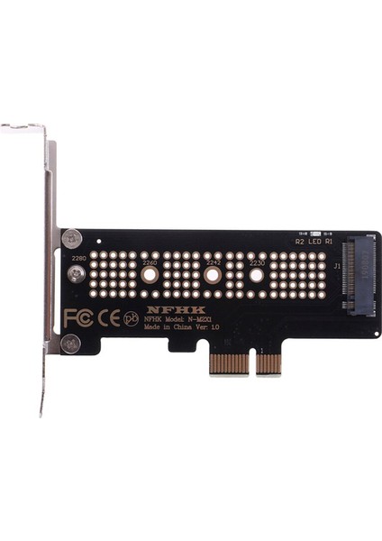 1 Adet Nvme Pcıe M.2 Ngff Ssd'den Pcıe X1 Adaptör Kartına Pcıe X1 - M.2 Kartı Braketi ile (Yurt Dışından)