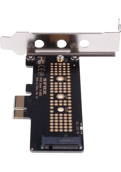 1 Adet Nvme Pcıe M.2 Ngff Ssd'den Pcıe X1 Adaptör Kartına Pcıe X1 - M.2 Kartı Braketi ile (Yurt Dışından)