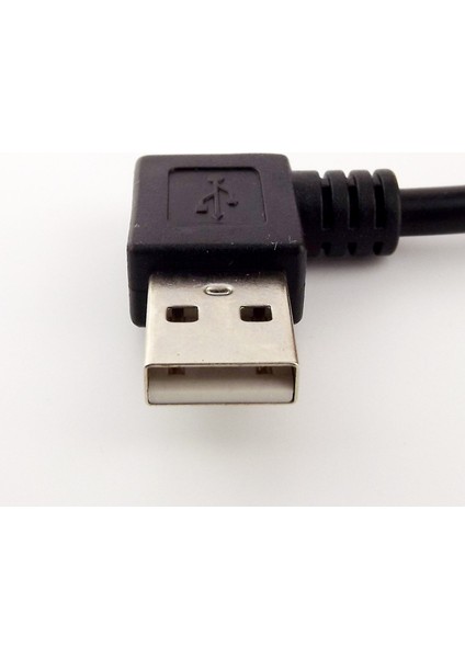 1 Adet USB 2.0 Tip A Erkek Sol Açı Kadın Uzatma Adaptörü Dönüştürücü Kablo Kordonu 25 cm (Yurt Dışından)
