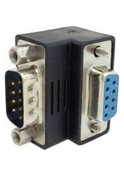 90 Derece Yukarı Açılı RS232 9pin Erkek Somun - Dişi Vida Uzatma Adaptörü (Yurt Dışından) modelleri