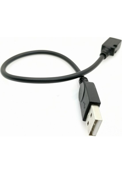 20 cm USB Adaptörü Mikro USB Dişi USB 2.0 A Erkek Konnektör Dönüştürücü Adaptör (Yurt Dışından)