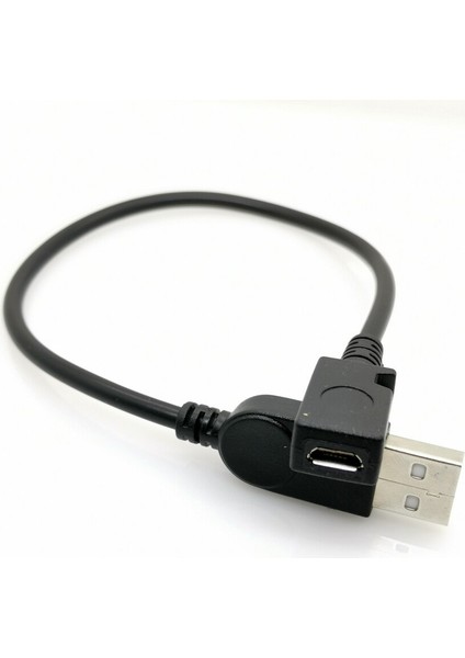 20 cm USB Adaptörü Mikro USB Dişi USB 2.0 A Erkek Konnektör Dönüştürücü Adaptör (Yurt Dışından)
